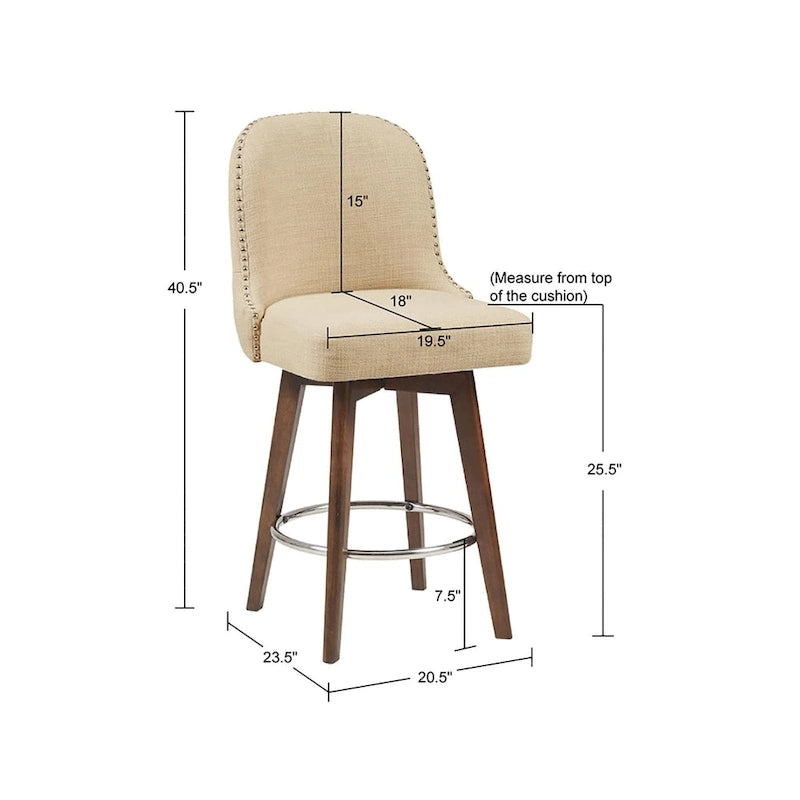 Counter Stool with 360 degree Swivel Seat