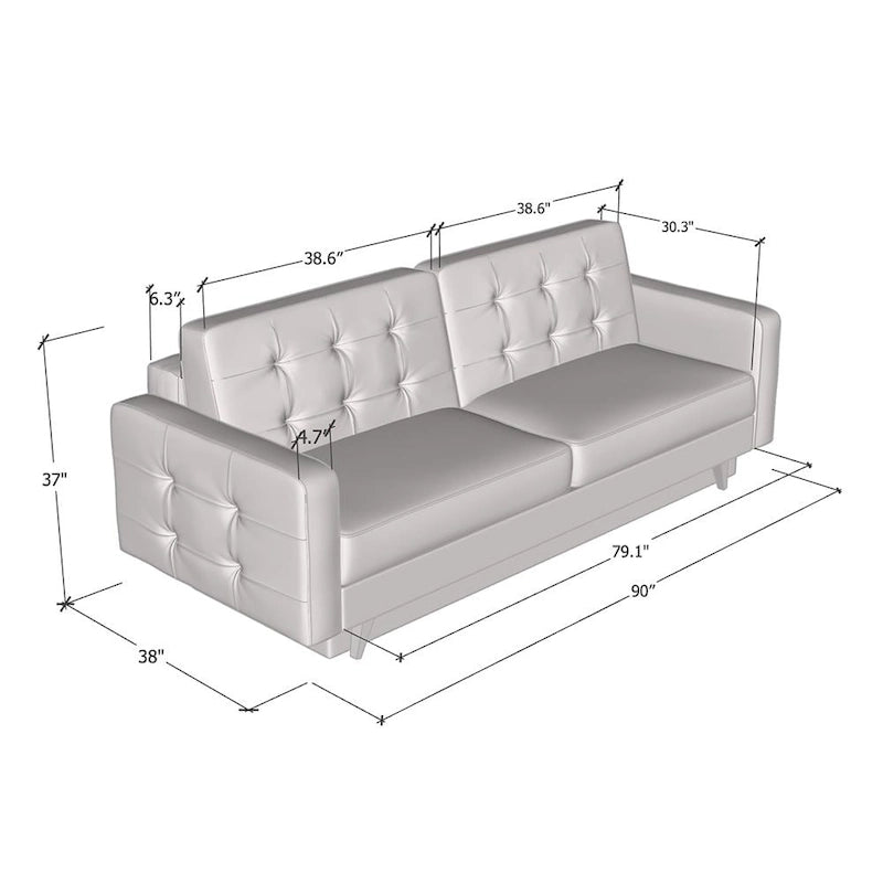 Queen Futon Sleeper Sofa Bed