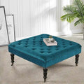 Supersoft Tufted Coffee Table Ottoman - 33 x 33 x 18