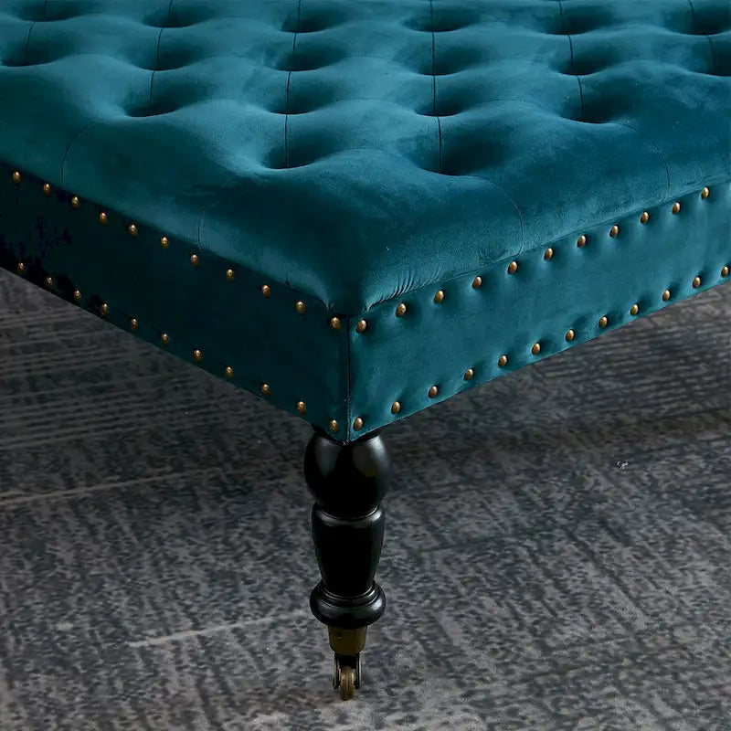 Supersoft Tufted Coffee Table Ottoman - 33 x 33 x 18