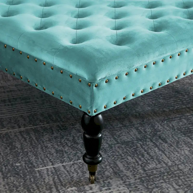 Supersoft Tufted Coffee Table Ottoman - 33 x 33 x 18