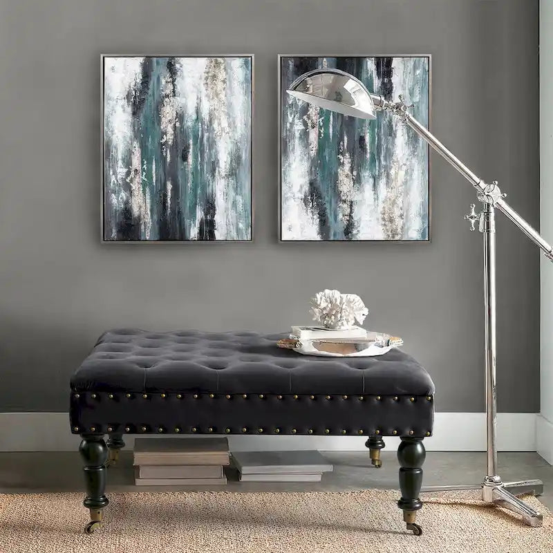 Supersoft Tufted Coffee Table Ottoman - 33 x 33 x 18