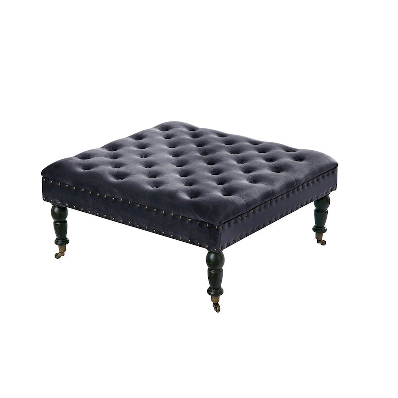 Supersoft Tufted Coffee Table Ottoman - 33 x 33 x 18