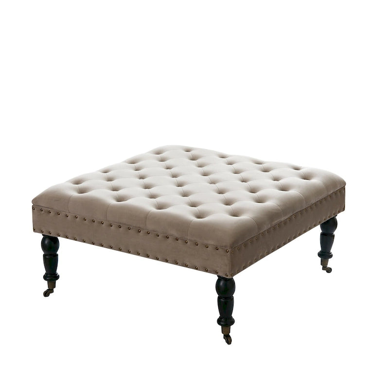 Supersoft Tufted Coffee Table Ottoman - 33 x 33 x 18