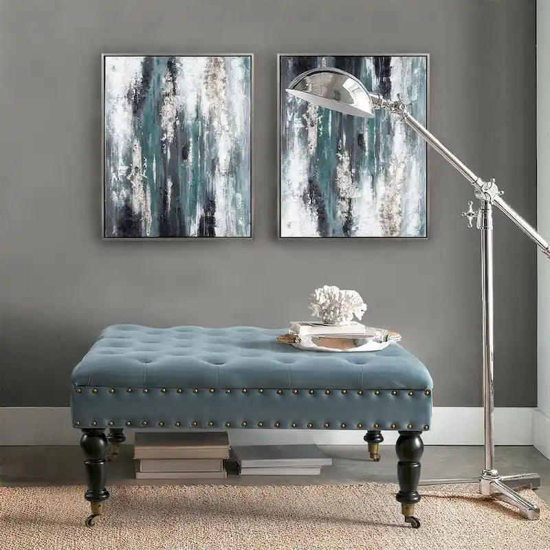 Supersoft Tufted Coffee Table Ottoman - 33 x 33 x 18