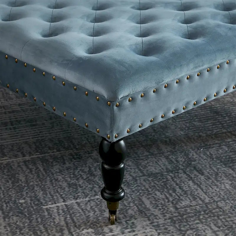 Supersoft Tufted Coffee Table Ottoman - 33 x 33 x 18
