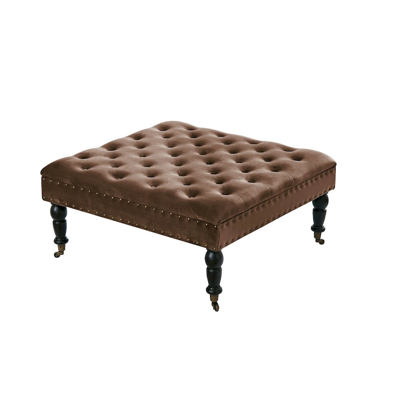 Supersoft Tufted Coffee Table Ottoman - 33 x 33 x 18