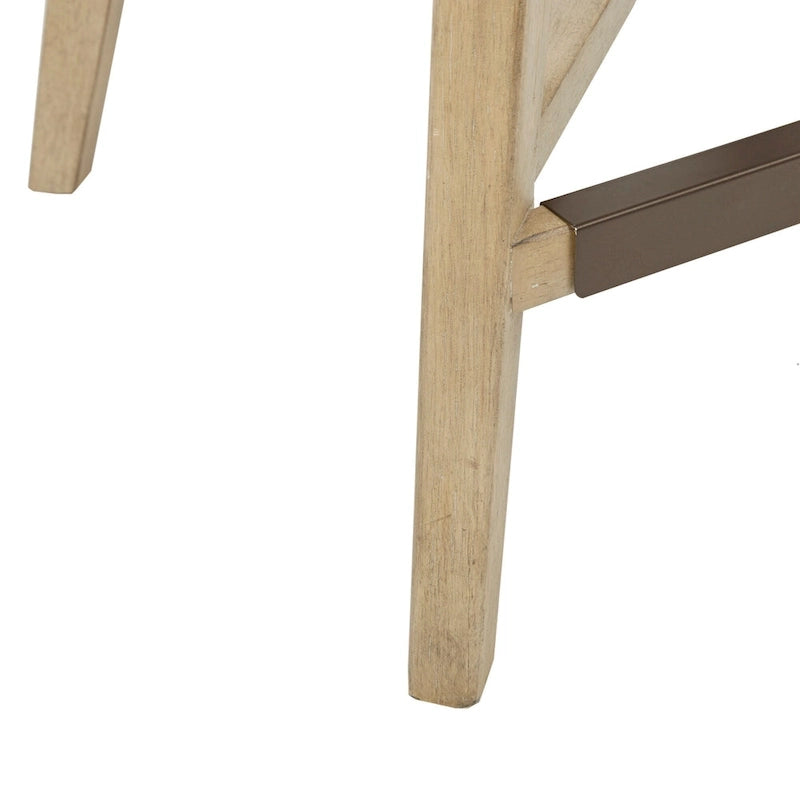 180-Degree Swivel Counter Stool with Auto-Return