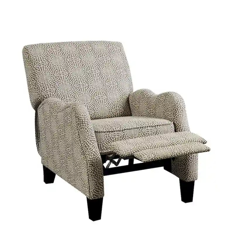 Push Back Recliner - Polyester/Cotton Blend
