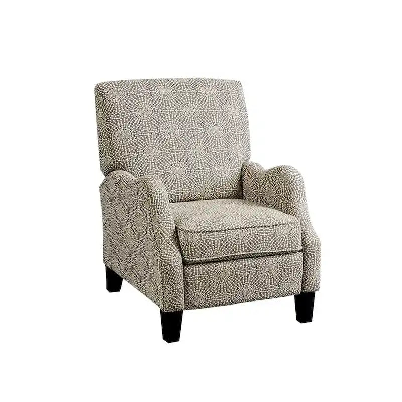 Push Back Recliner - Polyester/Cotton Blend
