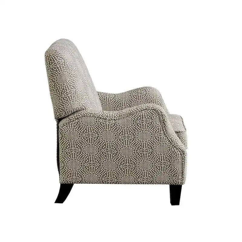 Push Back Recliner - Polyester/Cotton Blend