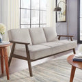 Mid-Century Modern Sofa with Angled Legs