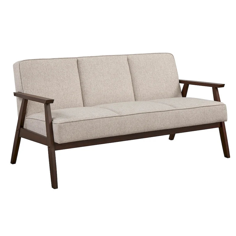 Mid-Century Modern Sofa with Angled Legs