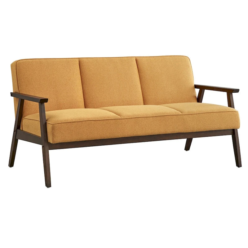 Mid-Century Modern Sofa with Angled Legs
