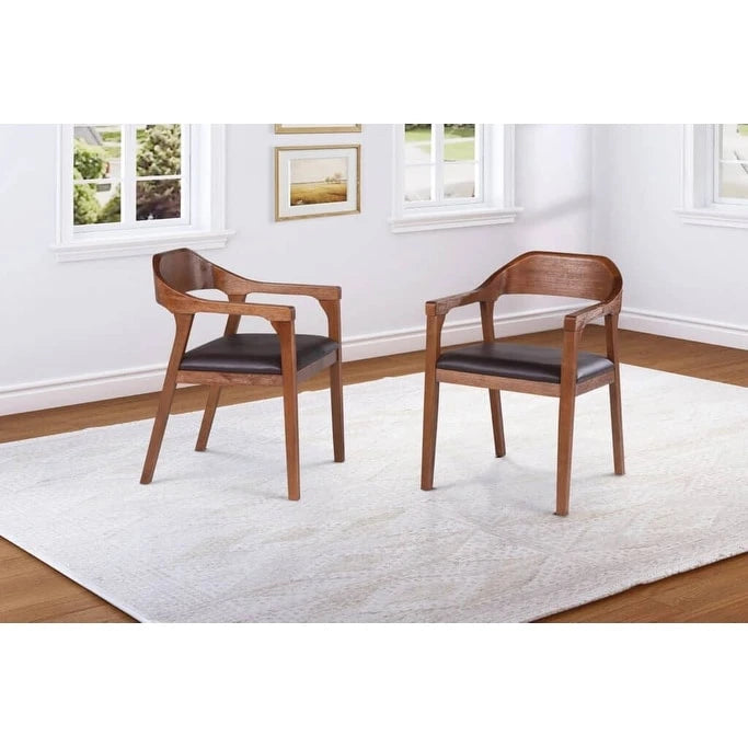 Rubberwood Dining Armchairs