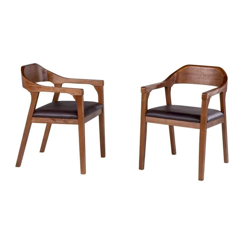 Rubberwood Dining Armchairs