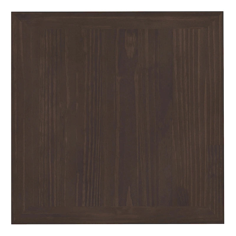 Solid Wood Square Transitional End Table - 19" Wide