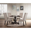 47" Round Pedestal Dining Table