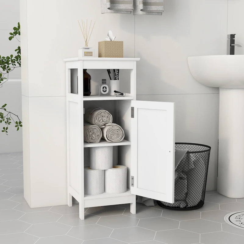 Bathroom single door cabinet