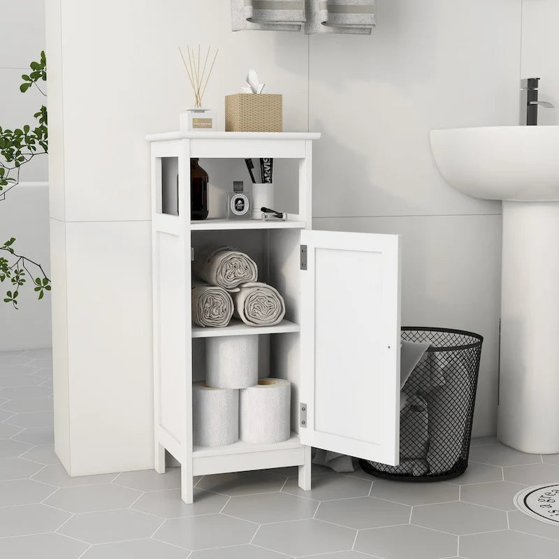 Bathroom single door cabinet