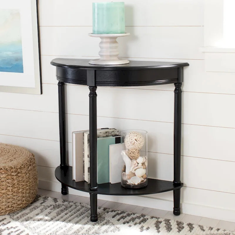Half Moon Console Table - 28"W x 11.8"D x 28"H