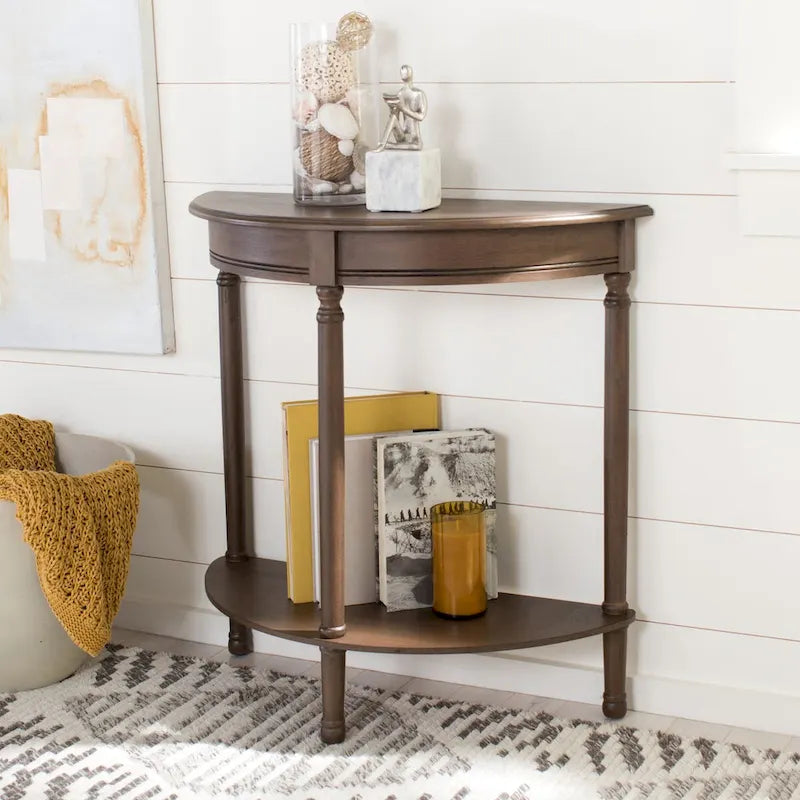 Half Moon Console Table - 28"W x 11.8"D x 28"H