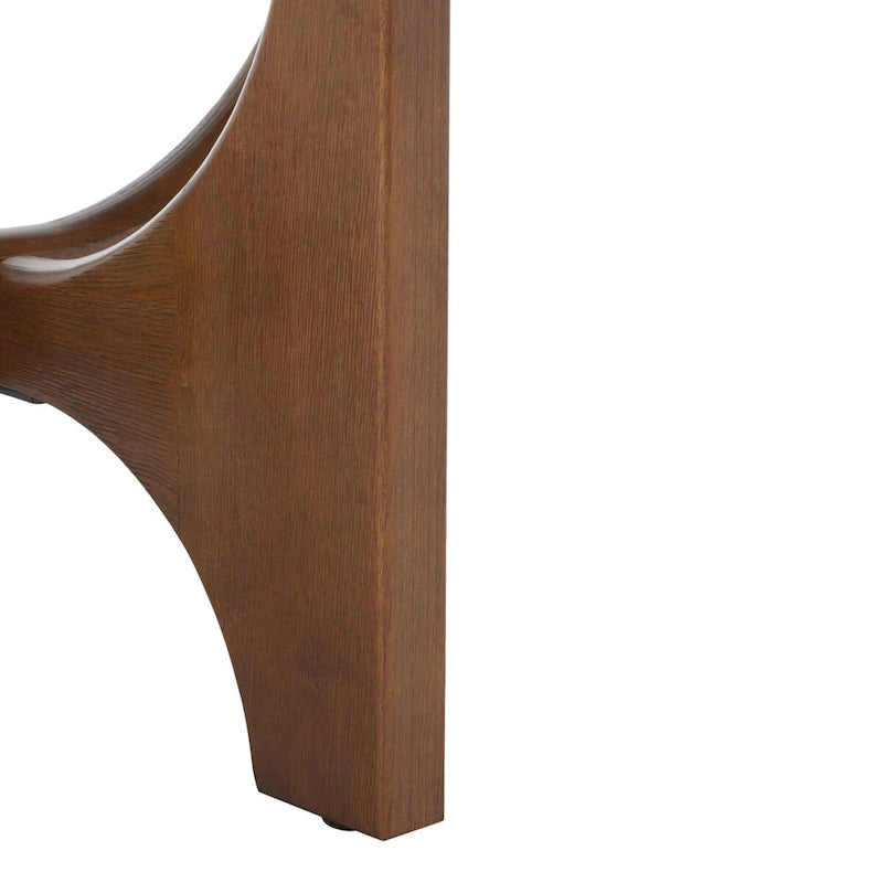 Mid-Century Wood Accent Table with Whitewash Finish - 20W x 20D x 22H