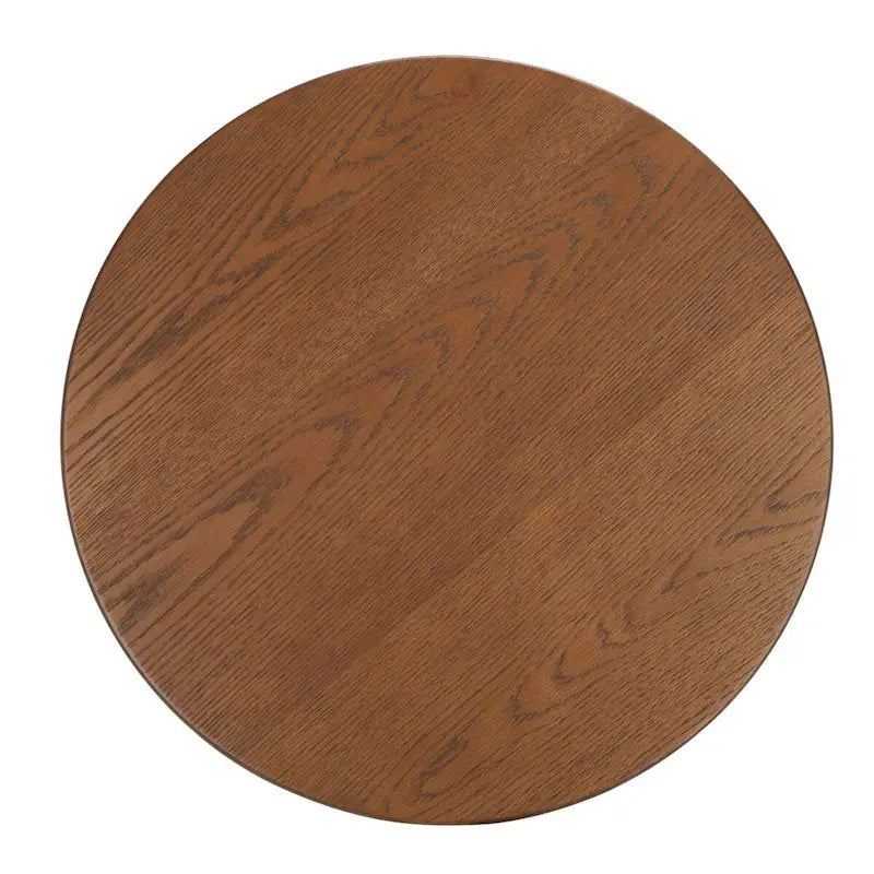 Mid-Century Wood Accent Table with Whitewash Finish - 20W x 20D x 22H