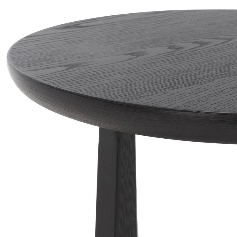 Mid-Century Wood Accent Table with Whitewash Finish - 20W x 20D x 22H