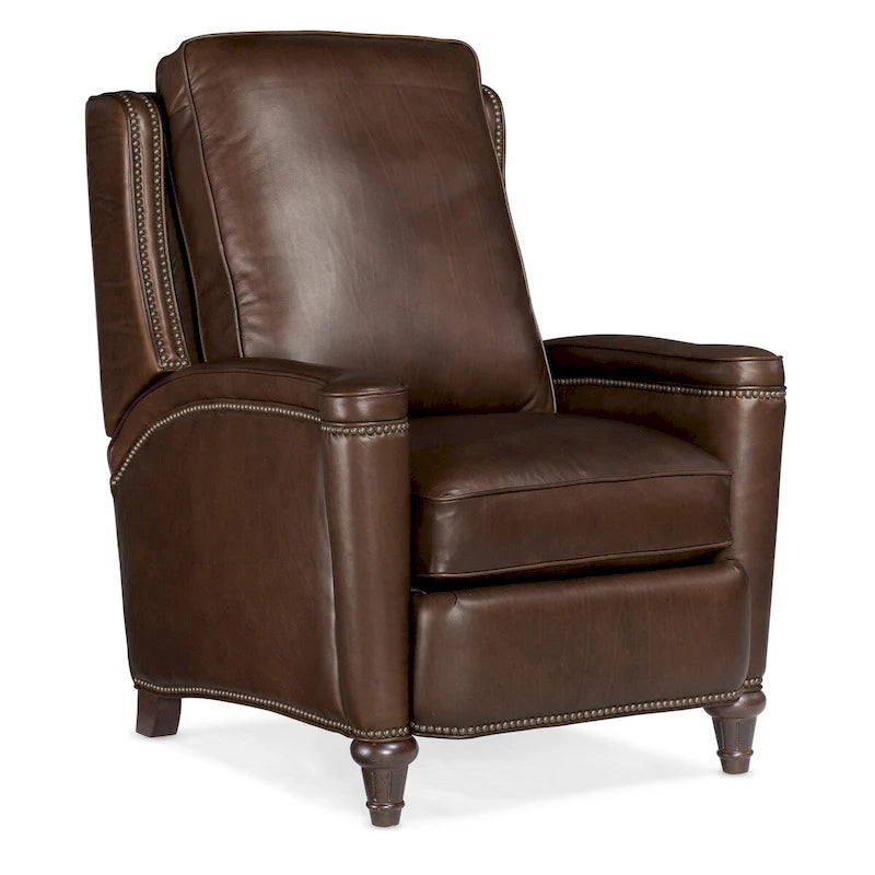 Manual Push Back Recliner - Top-Grain Aniline Leather