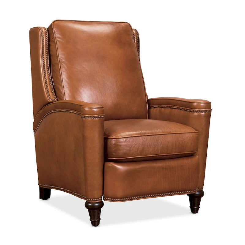 Manual Push Back Recliner - Top-Grain Aniline Leather