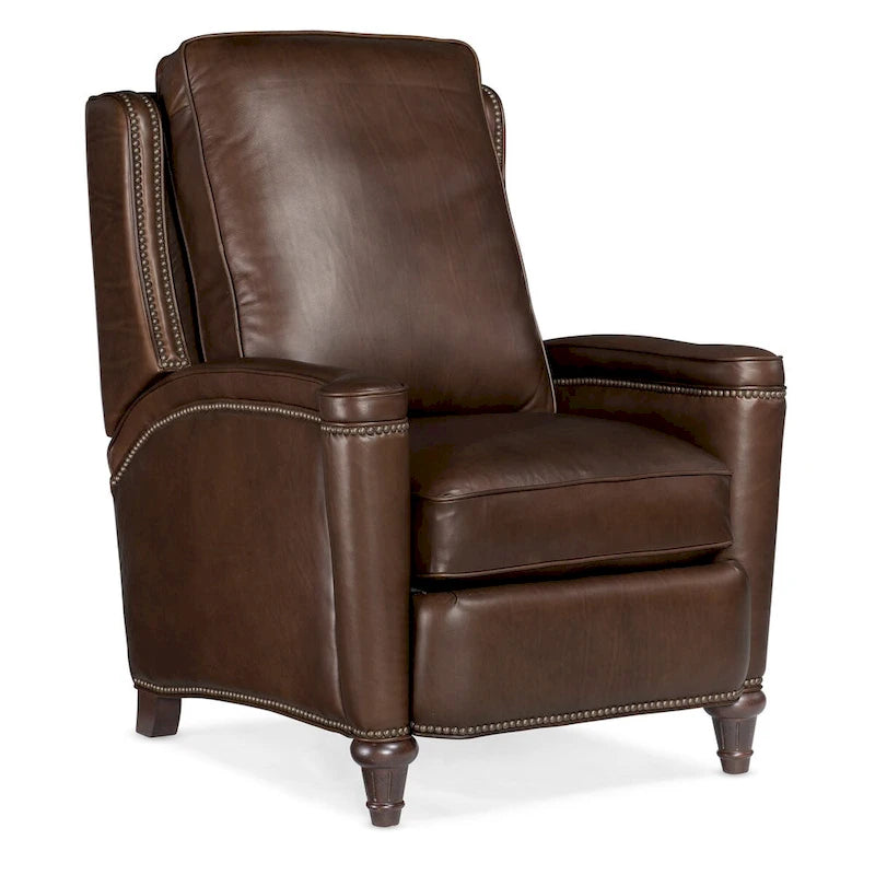 Manual Push Back Recliner - Top-Grain Aniline Leather