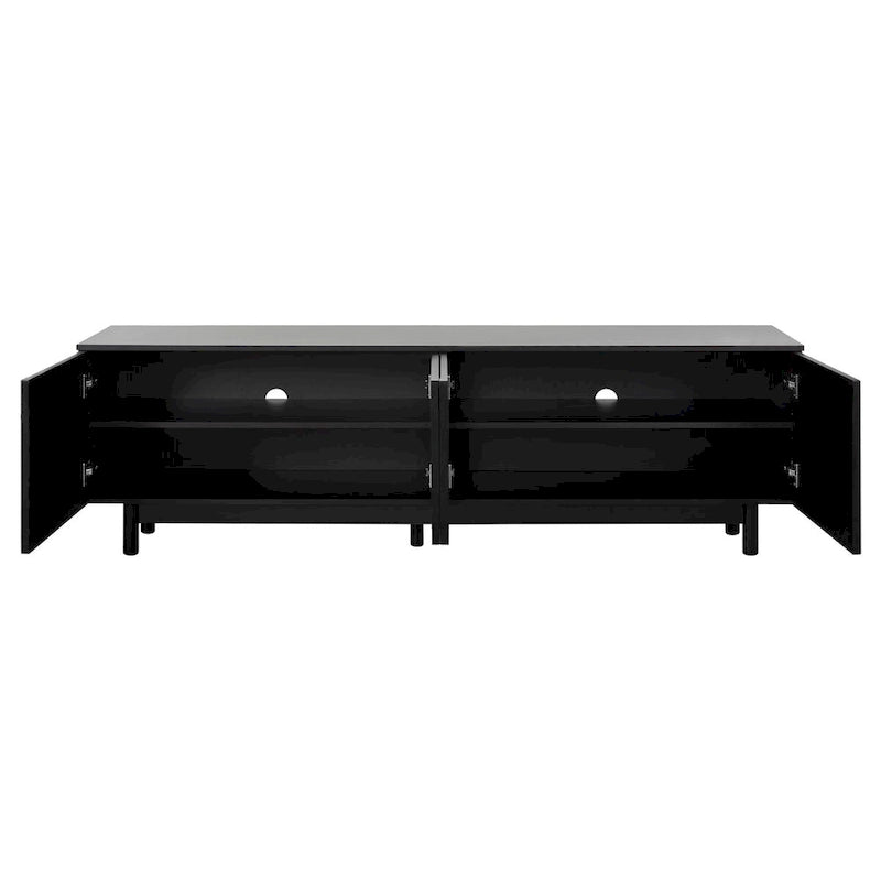 TV Stand with Arch Cabinets for TVs Up to 78" - Entertainment Center